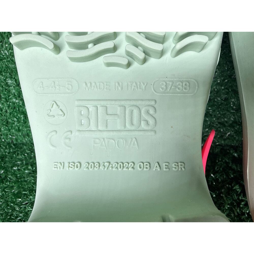 Calzuro Bihos Nursing Clogs Pistachio Green Pink Strap 37-38 EU W 8-8.5 - Picture 8 of 8